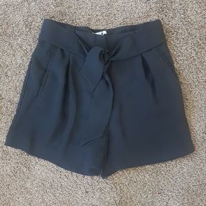 High waisted black shorts. Dressy